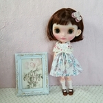 ブライスアウトフィット 🍎065 ワンピースセット(ピンク) ② ＊blythe outfit