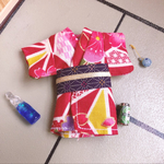 【着物】🌸和柄🌸桜いっぱい着物、浴衣3点セット⭐︎オビツ11 ねんどろいどどーる 