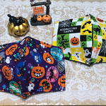 ラスト１点！ハロウィン☆女性用立体ガーゼマスク♪２枚セット！