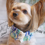 ☆New☆MACOスヌード  犬服　犬用ネックウォーマー　刺繍お名前入り　犬用スヌード　冬用犬服クリスマスプレゼント　犬用マフラー　ペット用マフラー