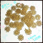 送料無料＊透かしパーツ 花＊