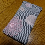 お花のメガネケース