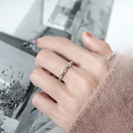 値下げ♥silver925 スリムチェーンリング