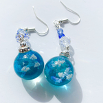  sale雲レジン☆まだ見ぬお空☆空玉☆ピアス