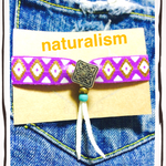 native メタルコンチョヘアタイ パープル