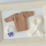 ねんどーるコーデ３点set　ピンクベージュ