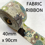 【コットン】【90cm】【3色】【BLUE】サンフラワーリボン A419