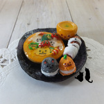 送料無料　ミニチュアフードのハロウィンパーティー