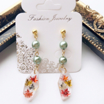 ✨再販✨ガラスの中の紅葉ピアス／イヤリング