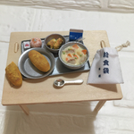 ミニチュア給食③⭐︎シチュー⭐︎きなこ揚げパン⭐︎ブライス  リカちゃん シルバニア ⭐︎ワチコ⭐︎watico