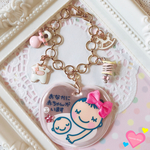 ③❤︎ベビーチャーム　ガラガラ　おしゃぶり　マタニティマーク　キーホルダー　木馬
