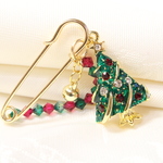 （Christmas限定）　カブトピンブローチ　ver.Christmastree