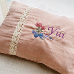 トリプルガーゼベビー枕⭐︎ 名前刺繍入り♛ 