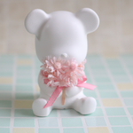 花束持った可愛いクマさんのアロマストーン