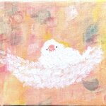 文鳥の似顔絵オーダー