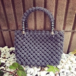 ビーズバッグ <berry>：gray