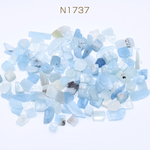 N1737  150g  ミルキーアクアマリンさざれ石 天然石さざれ石 穴なし  3×【50g】 