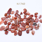 N1742  150g  レッドアゲートさざれ石 天然石さざれ石 穴なし  3×【50g】 