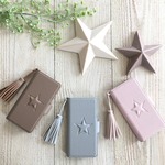 【全機種対応】薄型軽量ハイクオリティタイプ ぷっくりワンスター 手帳型 スマホケース iPhoneケース iPhone16 15 14pro 13 12 11 XR 8 plus 他ｹｰｽ