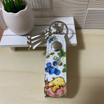 ［送料無料］キーホルダー　デコパージュ　ヒヨコ　ひよこ　フルーツ