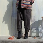 ウール*もんぺパンツ*チョコブラウン