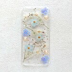 押し花のiPhoneケース - 可憐 - 