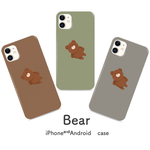 bear 大人カラー ほぼ全機種対応 12 11 XS XR 8 8Plus 7 7Plus SE iPhoneケース Androidケース スマホケース スマホカバー  GALAXY Xperia