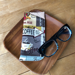 ハンドメイド♡メガネケース【Coffee柄】
