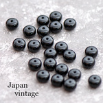 ジャパンヴィンテージビーズ　10個　スペーサー 日本製　フラットビーズ