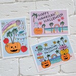 ハワイアンポストカード ３枚セット Hawaiian🌴HALLOWEEN