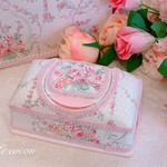 再販♡バラ　ガーランド　リボン'ウェットティッシュケース♡