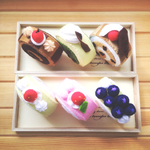 フェルト・おままごと♡ロールケーキ