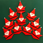 クリスマス飾り　サンタクロース　壁面飾り