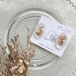 oval plate beige-paint
