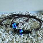 沖縄発！☆ペア☆琉球ホタルガラスブレスレット