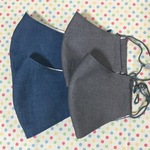 miki7taka8様専用 デニムの立体マスク