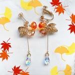 秋の芽生(ピアス.イヤリング)