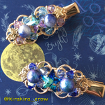 星のヘアクリップ