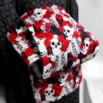 ◆◆ご予約品●●お羊屋USAコットンSkull柄名古屋帯新品