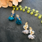 No.152  チェコビーズの繊細リーフ