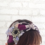 再販ラスト★《送料無料！》ちょっとレトロなフルーツ柄ヘアバンド＊