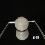 ミニチュア陶器　青磁釉　花瓶　[小さな花生]