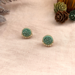 ビーズ刺繍⌘小さなまんまるパールピアス