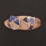 海と夜空の金継ぎピアス（イヤリング）