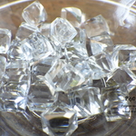 clear クリスタル ガラス キューブ 6mm 10個入