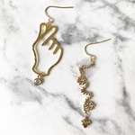 アシンメトリーLOVE♡ピアス