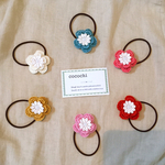 wool flowerゴム《レース&ビーズ》①