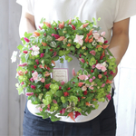 特価 小花ケイトウのカラフルリース　Mサイズ