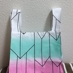 コンビニエコバッグ  矢絣