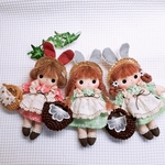 「m様オーダー品」カントリードール  うさ耳ちゃん3体